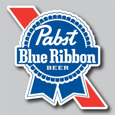 Pabst Blue Ribbon Vinyl Sticker Decal Beer Brewery Lager Milwaukee 5