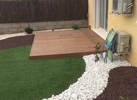 Terrasse Bois Sur Pelouse Idees Conception Jardin Idees Conception Jardin