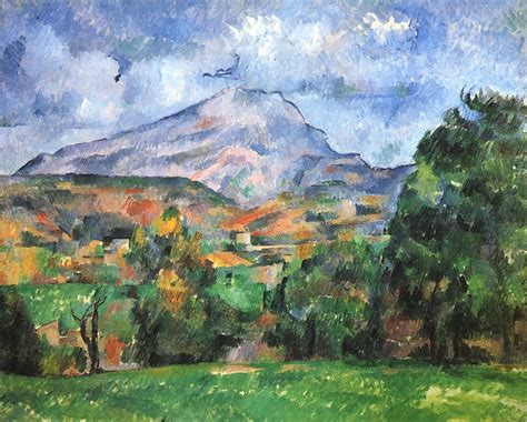 Paul Cezanne Montagne Saint Victoire Wandbild Kaufen