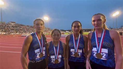Stamford Girls 2a 4x400m Bronze Medalists Uil State Track And Field Meet