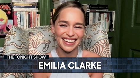 Emilia Clarke Unveils Her New Marvel Series The Tonight Show Starring