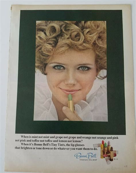 Tinted Lip Gloss Lip Tint Vintage Makeup Ads Vintage Ads Bell