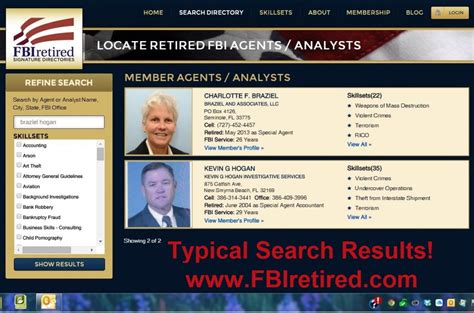 Retired Fbi Agents Get Employment With Profile Views Official