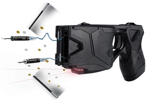 Taser X2 With Dual Integrated Lasers Holster Battery And 2 Cartridges