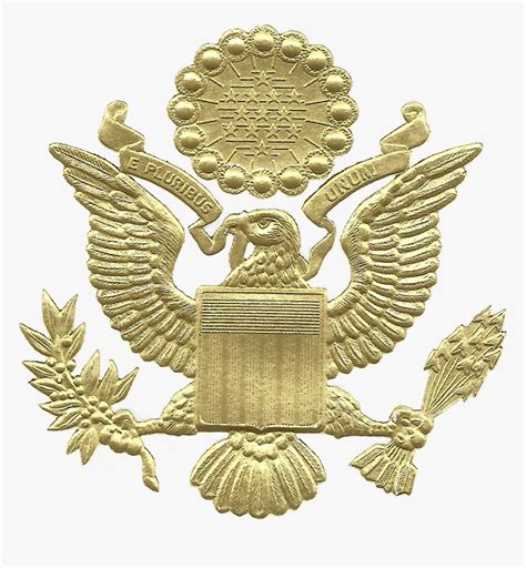 Great Seal Of The United States Embossed Gold United States Of