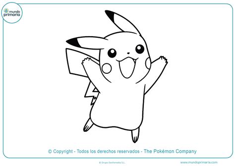 ⚡ Dibujos De Pikachu Para Colorear Descarga E Imprime