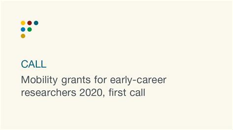 Mobility Grants For Early Career Researchers 2020 Formas