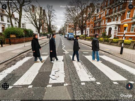 Found this picture while visiting Abbey Road on Google Maps! : r/beatles