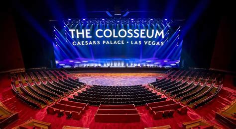 The Colosseum At The Colosseum At Caesars Palace Performance Space In