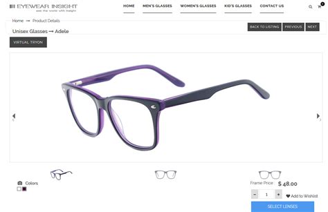 how do i order just the frames ~ a division of eyewear insight