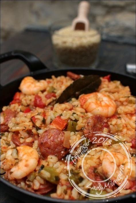 Recette riz créole crevettes sautées et chorizo