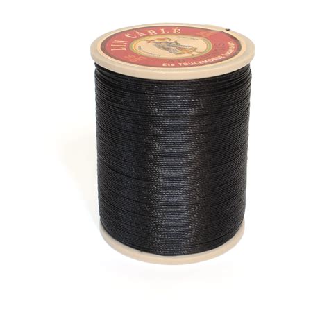 Linen Thread: Black
