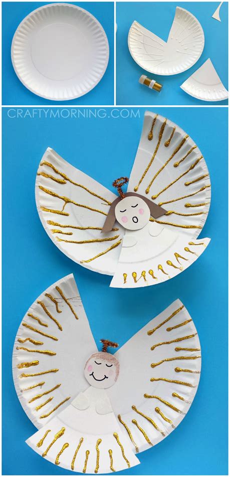 Easy Paper Plate Angel Craft For Kids Artofit