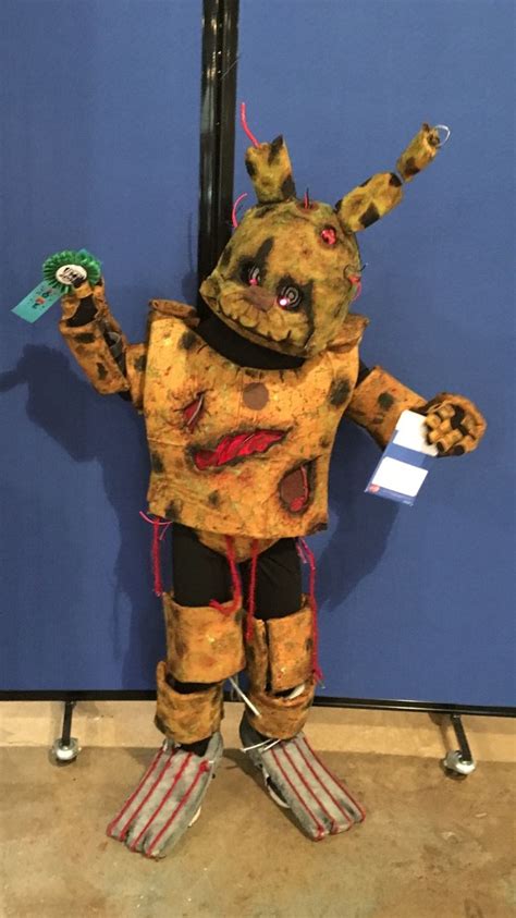 Pin By Julie On Halloween Springtrap Diy Costume Fnaf Cosplay Fnaf