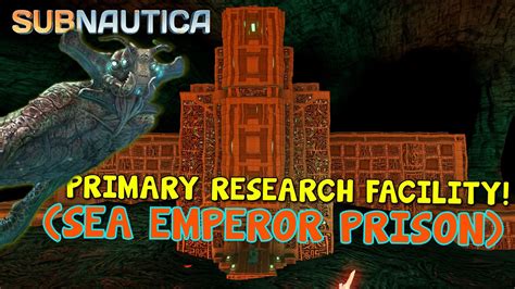 Primary Research Facility Sea Emperor Prison In Game Subnautica