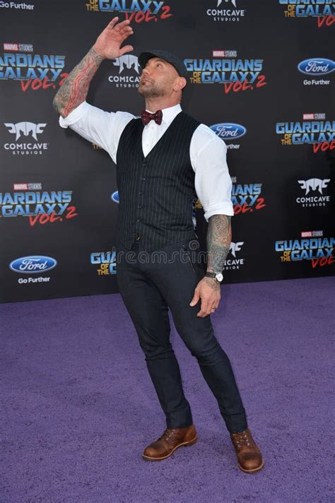 Dave Bautista Editorial Image Image Of Guardians Style 173810335
