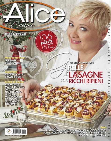 Alice Cucina 2015 01 Gennaio Gastronomia