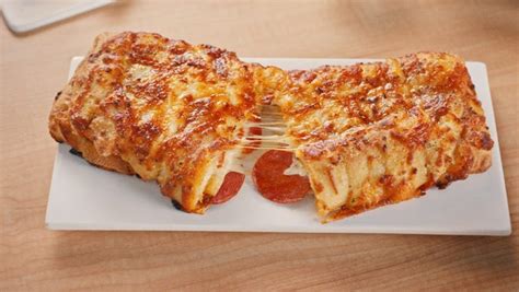 Dominos Pizza Chain Introduces Pepperoni Stuffed Cheesy Bread