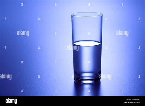 Half Full Glass Water Hi Res Stock Photography And Images Alamy