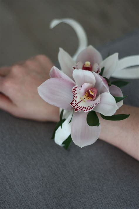 Wrist Corsage Soft Pink Cymbidium Orchid Orchid Corsages Orchid