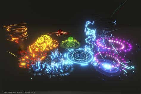 Stylized Aoe Magic Spells Vol1 Vfx 粒子 Unity Asset Store