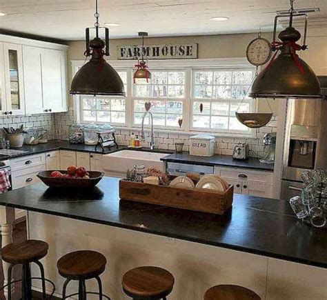 50 Elegant Farmhouse Kitchen Decor Ideas