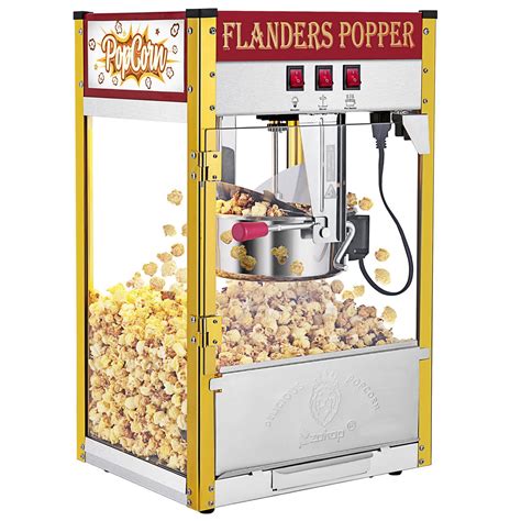 Commercial Popcorn Maker Machine 8oz Oil Pop Corn Popper 850w Stainless