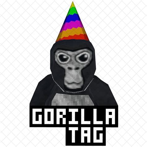 Gorilla Tag Party Hat Digital Image Pack Instant Download Etsy Norway