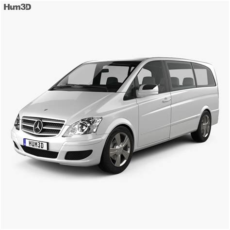 The first generation went on sale in 1996. Mercedes-Benz Viano Long 2011 3D model - Vehicles on Hum3D