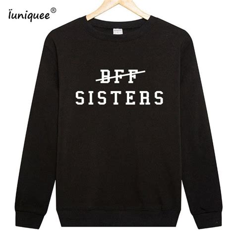 Best Friend Sweatshirt 2017 Fashion Bff Sisters Printed Couple Clothes