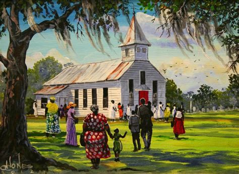 Gullah Art By John W Jones African American Art Church Art