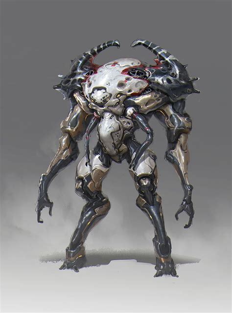 Artstation Sctchcreature B S Robot Mech Zerg Creature Monster