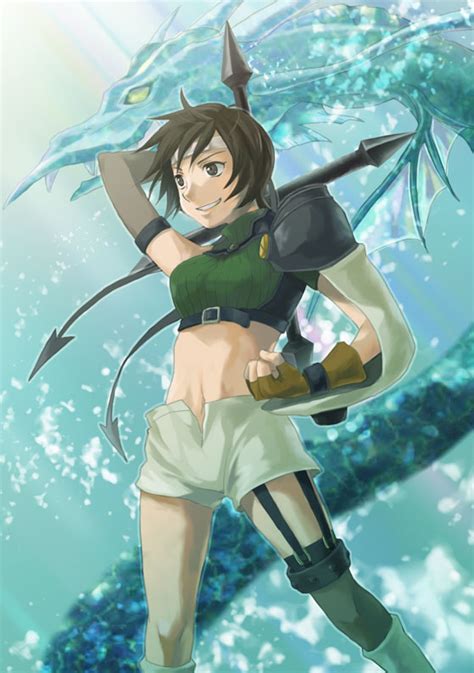 Yuffie Kisaragi Final Fantasy And More Drawn By Kazuichi Danbooru