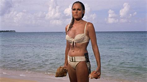 ursula andress iconic ivory bikini as honey ryder in dr no bond suits