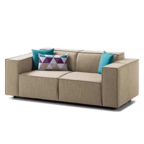 The clean, rolled arm design and woven fabric upholstery bring a. Sofa Kinx von Studio Copenhagen - Design um die Welt ...