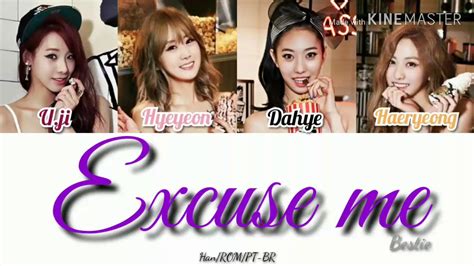 bestie 베스티 excuse me color coded han rom pt br youtube