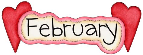 Free Clip Art February 2021 Calendar