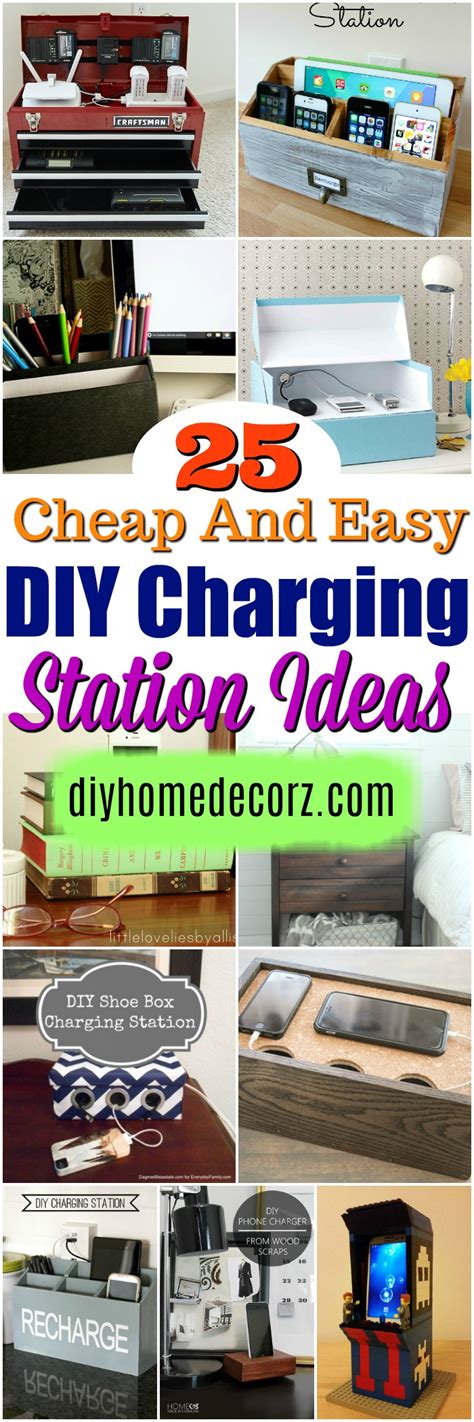 25 Diy Charging Station Ideas Cheap And Easy