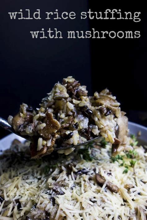 This Wild Rice Stuffing With Mushrooms Is Packed Full Of Rich Flavor