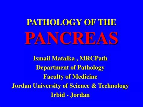 Ppt Pathology Of The Pancreas Powerpoint Presentation Free Download