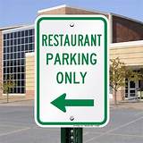 Photos of Parking Arrow Sign