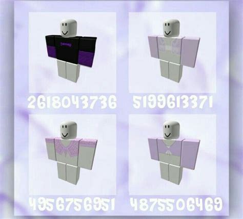Aesthetic Purple Shirts Not Mine Roblox Roblox Roblox Codes