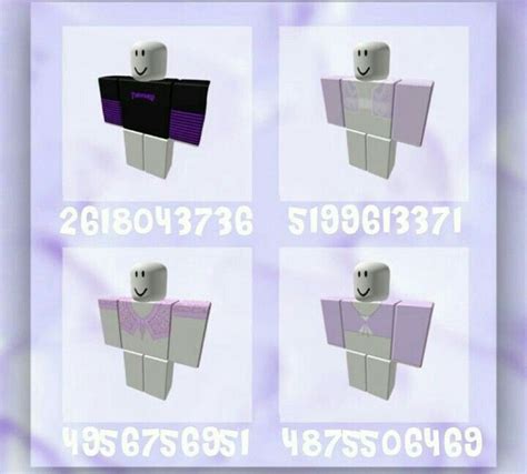 Collection by mireja banevic • last updated 10 days ago. Aesthetic purple shirts not mine in 2020 | Roblox codes ...