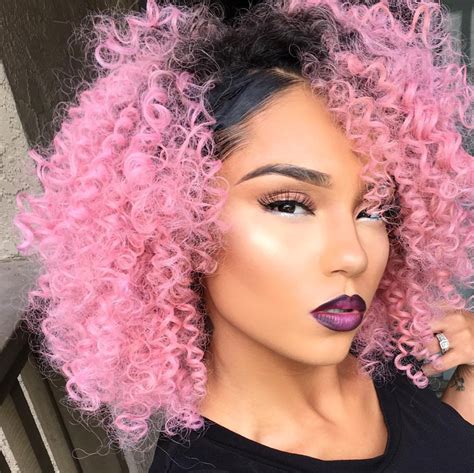 Edgy Pink Curls Therealarianamarie Community
