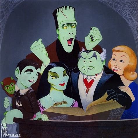 The Munsters The Munsters Munsters Tv Show Cartoon Art