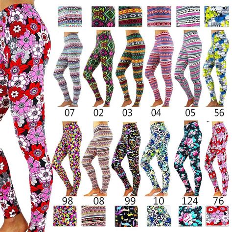 fashion women s pattern print stretch leggings 13 styles tdcollections girls in leggings tight
