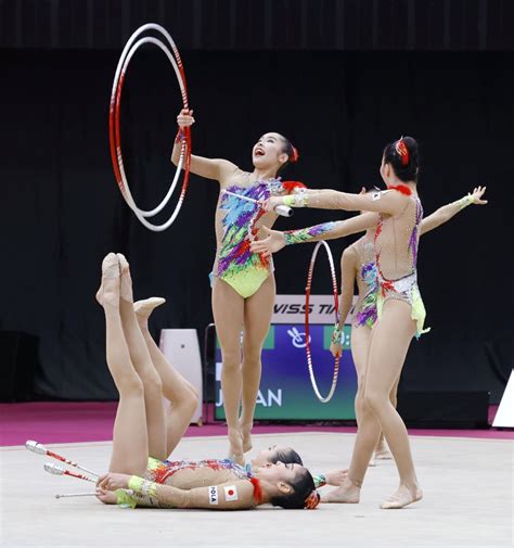 Gymnastics Japan Wins 2 Group Bronze Medals At Rhythmic Worlds
