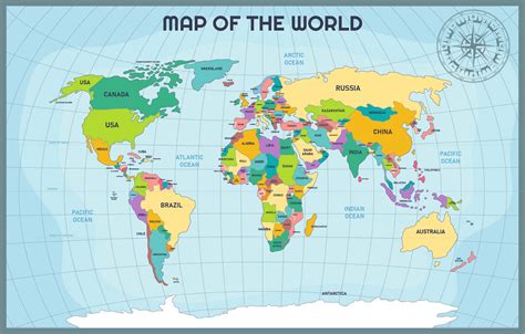 10 Best Printable World Map Not Labeled Printableecom