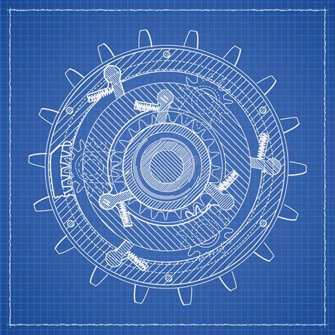 Blueprint Illustration Stock Illustrations 106266 Blueprint