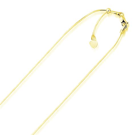 The chain is good enough to go solo. Adjustable Snake Chain in 14K Yellow Gold (.85mm) - Richard Cannon Jewelry